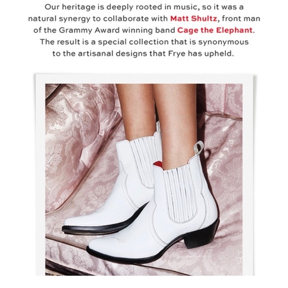 Frye x Matt Schultz Western Chelsea Split Leather Black Ankle Boot - Picture 11 of 11